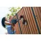 Wooden concrete Fencing hardwood I 200x190cm (14pl.).