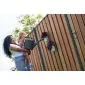 Wooden concrete Fencing hardwood II 200x190cm (15pl.)