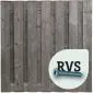 Wooden Fencing vintage grey 180x180cm 15 planks 