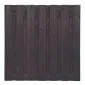 Wooden Fencing black 180x180cm 15 planks
