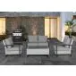 Garden furniture aluminium lounge Bradley
