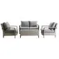 Garden furniture aluminium lounge Bradley