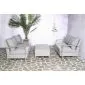 Garden furniture aluminium lounge Bradley