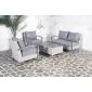 Garden furniture aluminium lounge Bradley