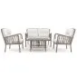 Garden furniture loungeset Gaza (incl. cushions)
