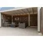 Ceramic garden tile Cimenti smoke 60x60x2cm