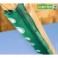 Wooden play house Jungle Castle Waveslide incl.