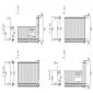 Garden shed flat roof Modern 5 sided 250x250cm / 28mm