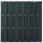 Fence panel WPC anthracite 180x180cm