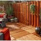 Decking tiles Bangkirai 100x100cm