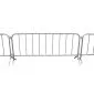 Crush barriers 110x250cm/9 bars