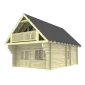 Lodge cabin Stavanger 5.2x7.8m (94mm)