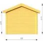 Garden shed Fleetwood 400x300cm