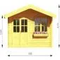 Garden shed Fleetwood 400x300cm