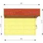 Garden shed Fleetwood 400x300cm