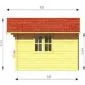 Garden shed Fleetwood 400x300cm