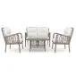 Garden furniture loungeset Gaza (incl. cushions)