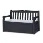 Garden bench garden storage box 140x60x84cm