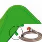 Wave slide green 265cm for swingset