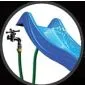 Wave slide for Swingset blue 220cm