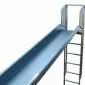 Playground slide stainless steel 200cm with ladder
