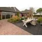 Rubber tiles black 1000x1000x25mm (m2)