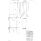 H-post support bracket 121mm