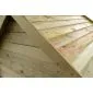 Wooden playhouse with floor 120x120x160cm