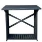 Log storage cordwood black 180x180x70cm
