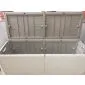 Garden Storage Box grey 153x61x53cm