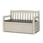 Garden bench garden storage box 140x60x84cm