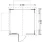 Sales stand kiosk christmas stand 3x3m / 28mm