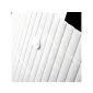 Bamboo cane fencing PVC white 1x3m