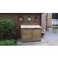Bin cover wheelie double 155x122x90cm