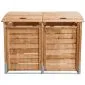 Bin cover wheelie, closed backend 155x122x90cm