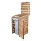 Bin cover wheelie closed backend 72x90x120cm