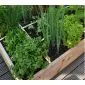 Raised garden bed table 100x100cm
