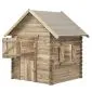 Wooden playhouse Lodewijk 120x120x160cm