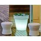 Flower pot and garden lighting design ø90cm