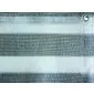 Balcony screen shade netting grey/white