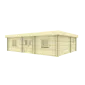 Informal care chalet Cambridge 10,3x7,3m (70mm)