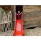 Slide red for playground polyester fiberglass 190cm