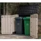 Wheelie bin cover double 130x110x74cm