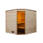 Indoor sauna corner sauna 205x205cm / 40mm