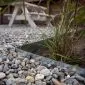 Border edging galvanized 100x17.5cm/1.5mm