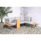 Garden furniture aluminium lounge Olympia
