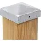 Post caps hot dip galvanized 71x71mm
