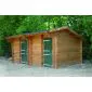 Horse barn duo wood 7,5x3,8m
