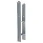 H-post support bracket stainless steel 121mm