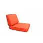 Cushion covers for poly rattan loungeset Paris orange